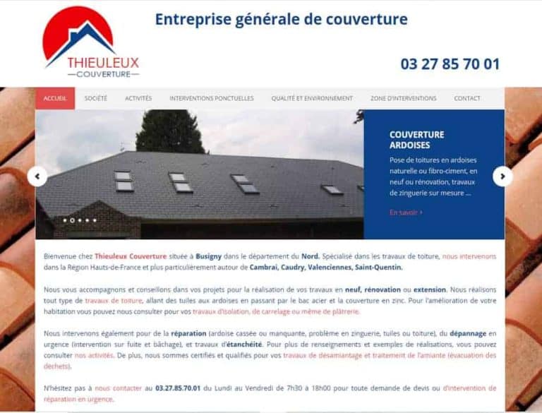 Pose de toiture en ardoises naturelles ou fibrociment à Thieuleux.