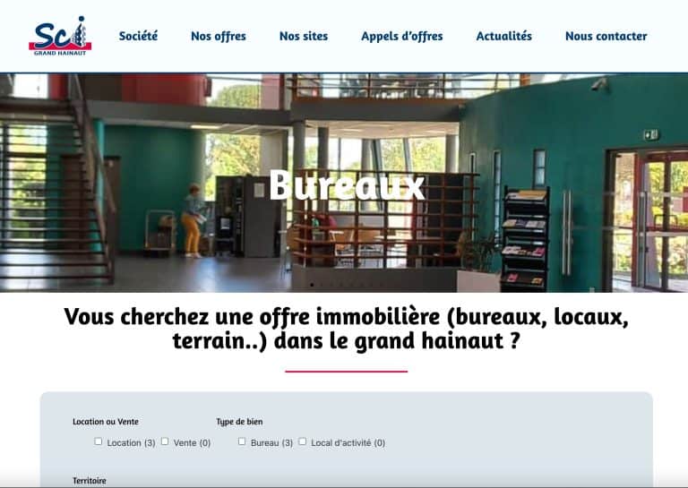 Bureaux spacieux et bien éclairés dans le Grand Hainaut, adaptés à vos besoins professionnels.