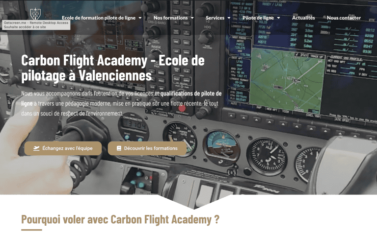École de pilotage en ligne et en présentiel à Valenciennes, formation de pilote de ligne et de loisir.