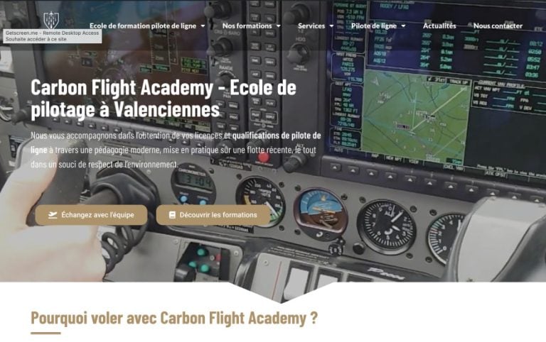 École de pilotage en ligne et en présentiel à Valenciennes, formation de pilote de ligne et de loisir.