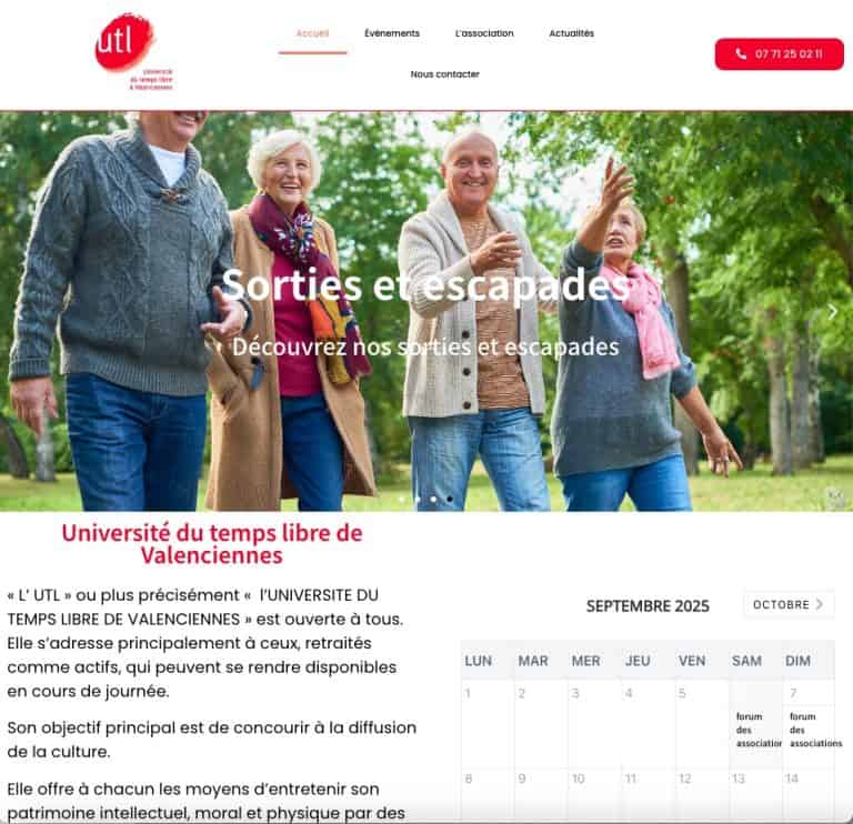 UTL - Université du temps libre de Valenciennes, offre des activités pour retraités et actifs, favor.