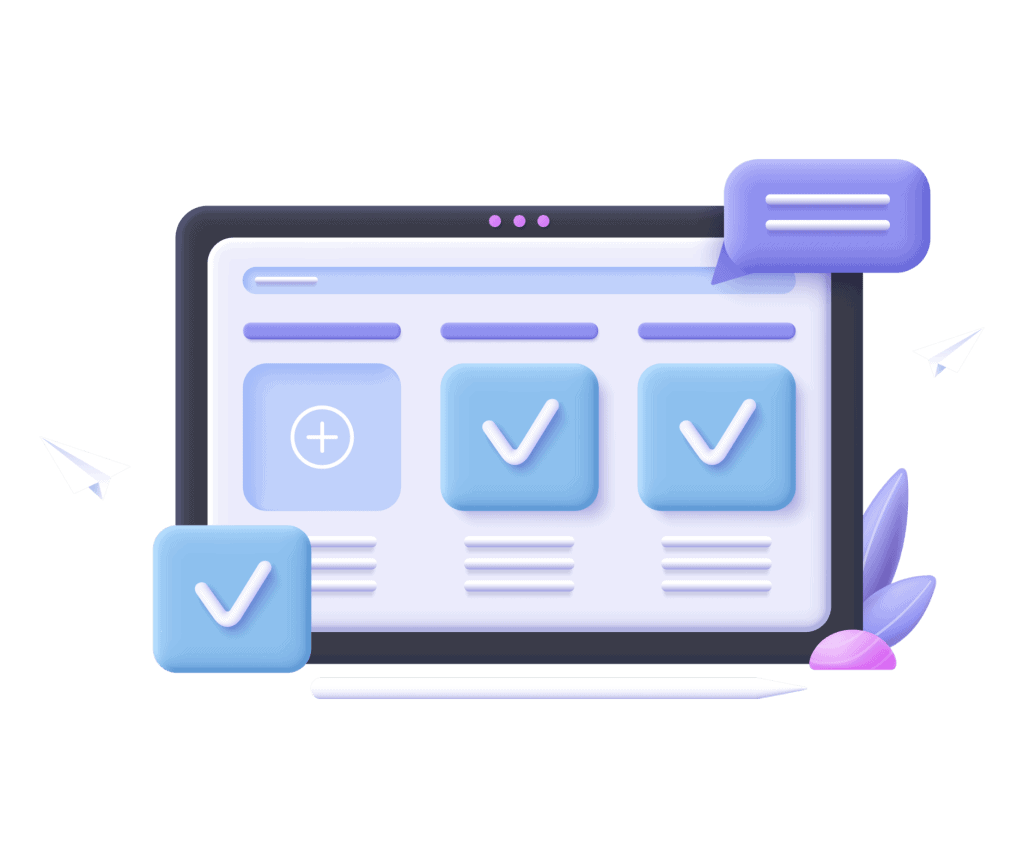 Interface de gestion de site web avec options de personnalisation.