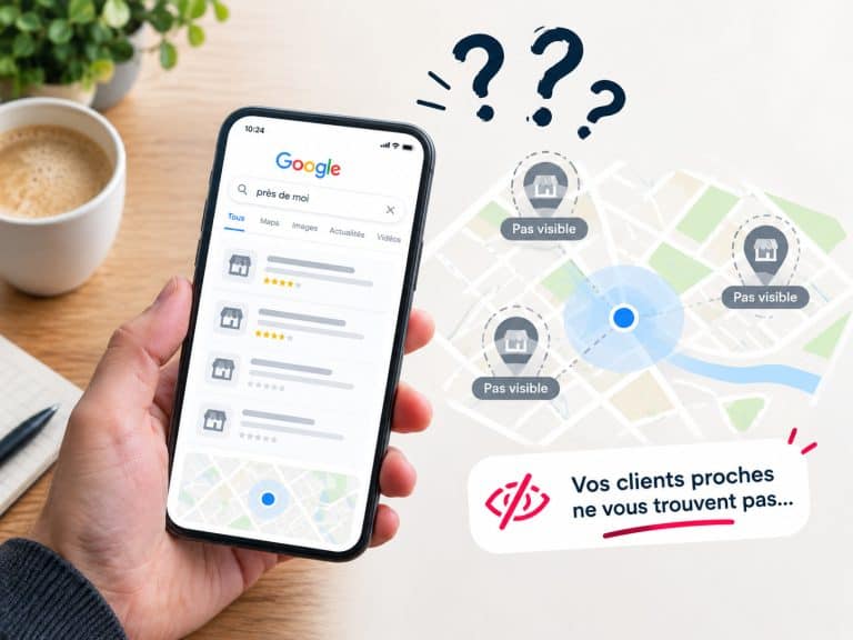 client trouve pas referencement local