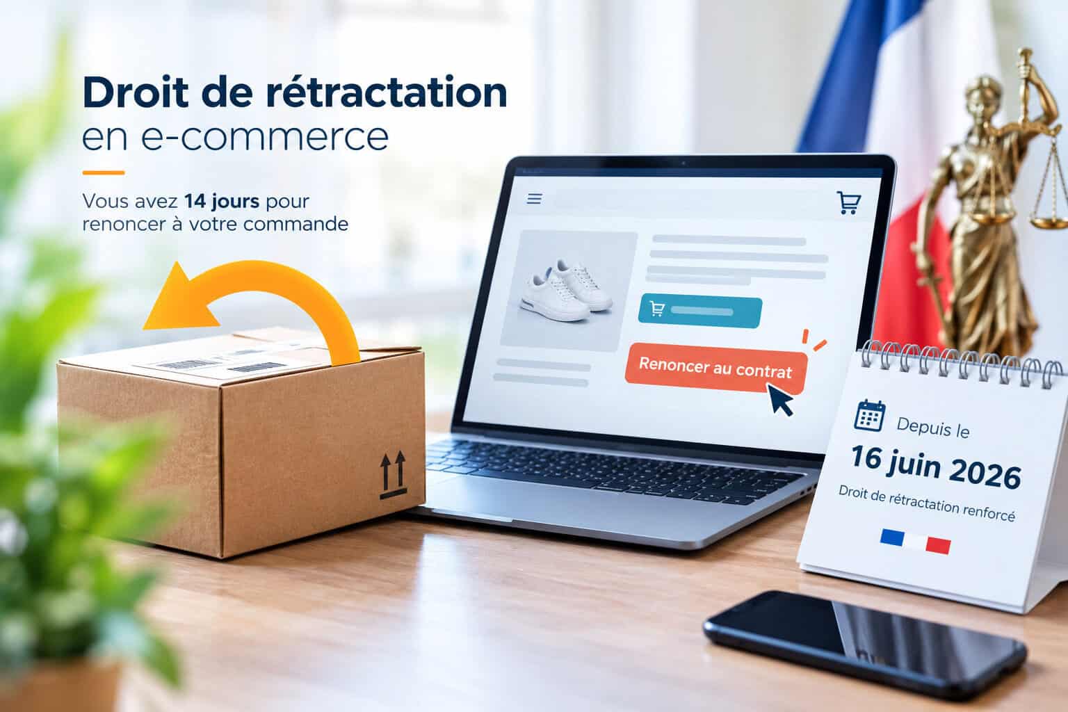 droit retractation contrat ecommerce