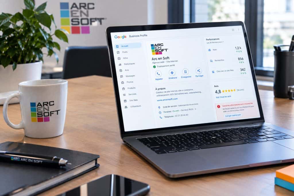 google business arc en soft