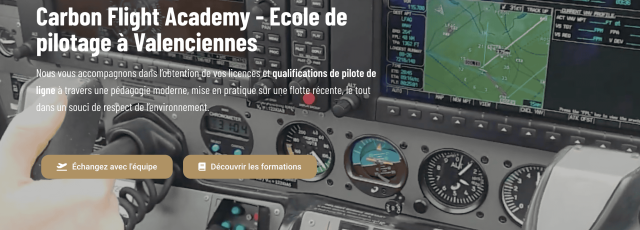 École de pilotage en ligne et en présentiel à Valenciennes, formation de pilote de ligne et de loisi.